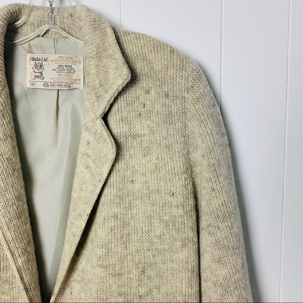 Vintage Icelandic Wool Coat